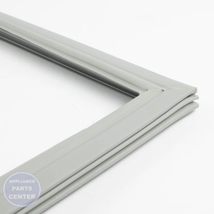 GEH REFRIGERATOR FREEZER UPPER DOOR SEAL WR14X28485 - Installation in specific model showcasing key mounting points