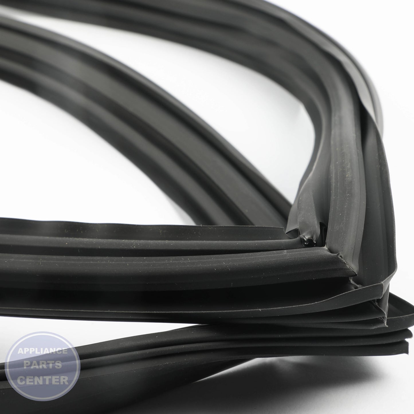 GEH REFRIGERATOR - FREEZER DOOR GASKET BLACK WR14X29278 - Installation in specific model showing key mounting points