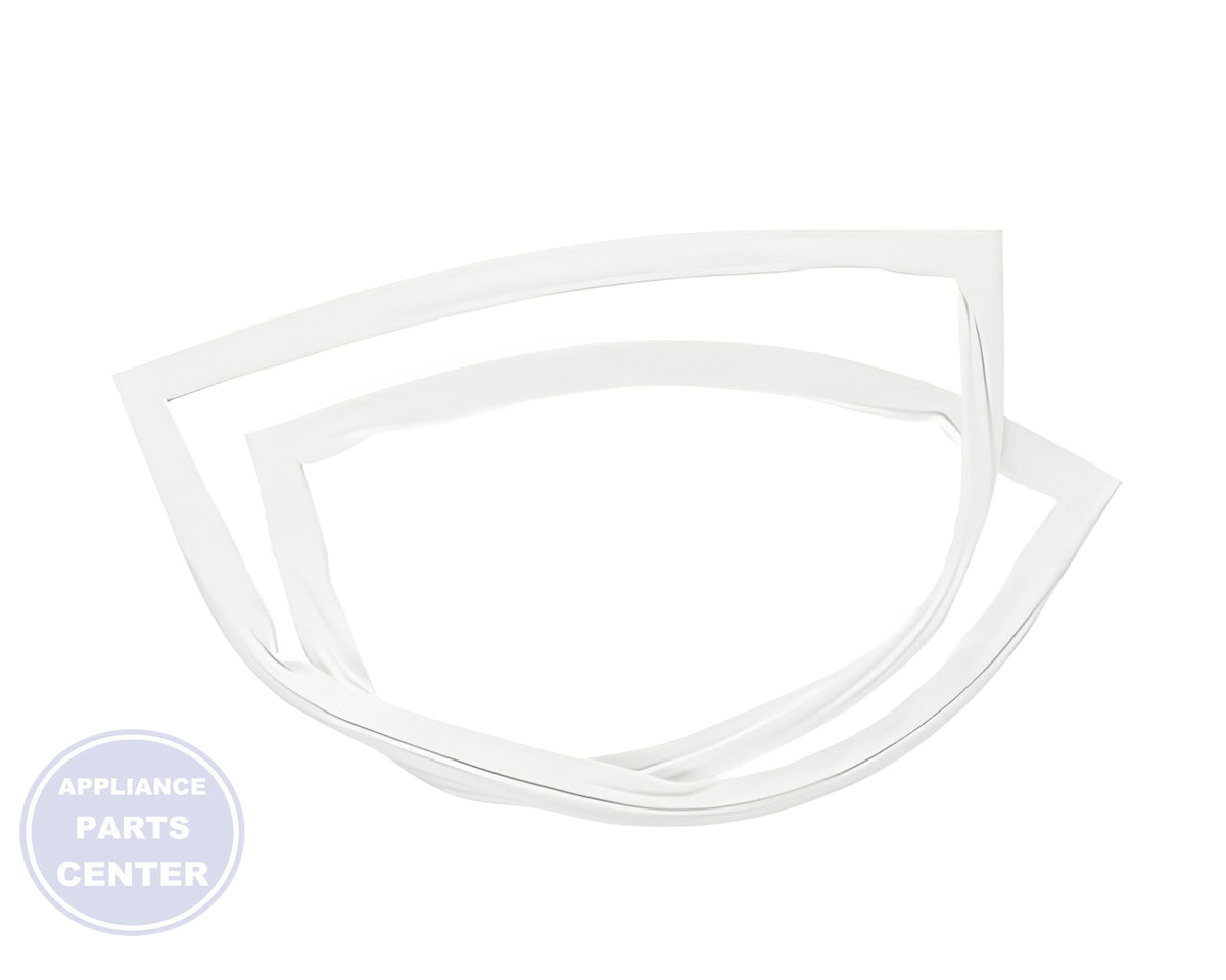 GE REFRIGERATOR DOOR GASKET WHITE WR14X29372 - Detailed view of airtight technical details