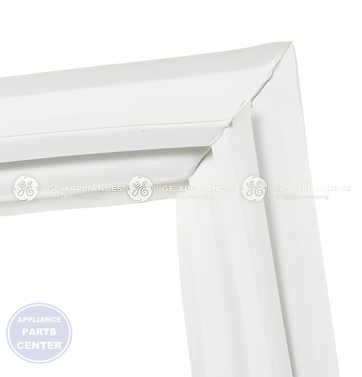 GE REFRIGERATOR DOOR GASKET WHITE WR14X29372 - Installation in specific model showing key mounting points