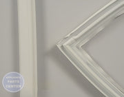 GEH FRESH FOOD DOOR GASKET WHITE WR14X30983 - Main view showing snug fit for GEH models