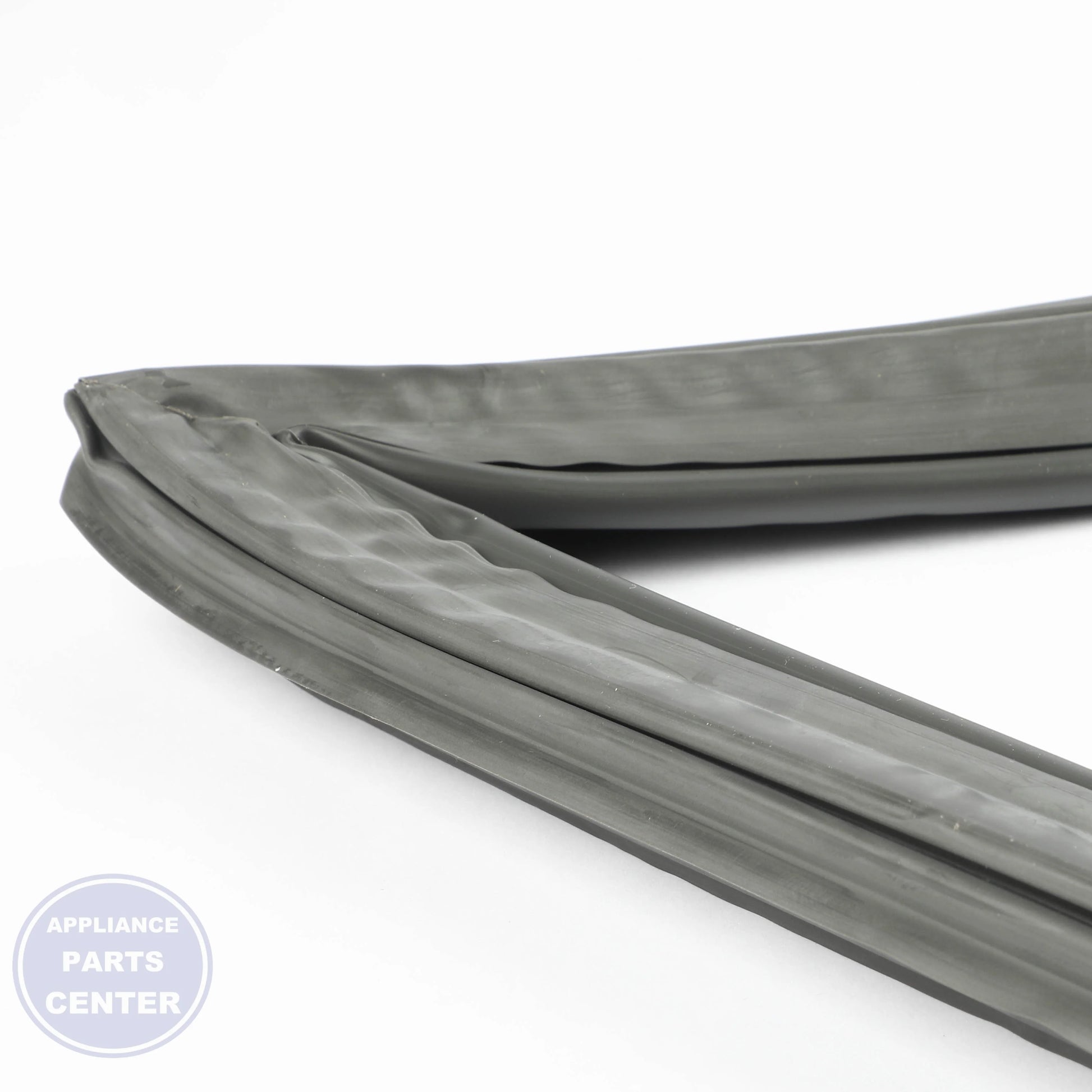 GEH FREEZER DOOR GASKET DORIAN GRAY WR14X31068 - Main view showing tight seal for GEH models