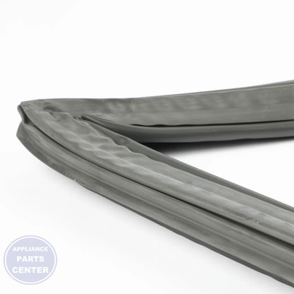 GEH FREEZER DOOR GASKET DORIAN GRAY WR14X31068 - Main view showing tight seal for GEH models