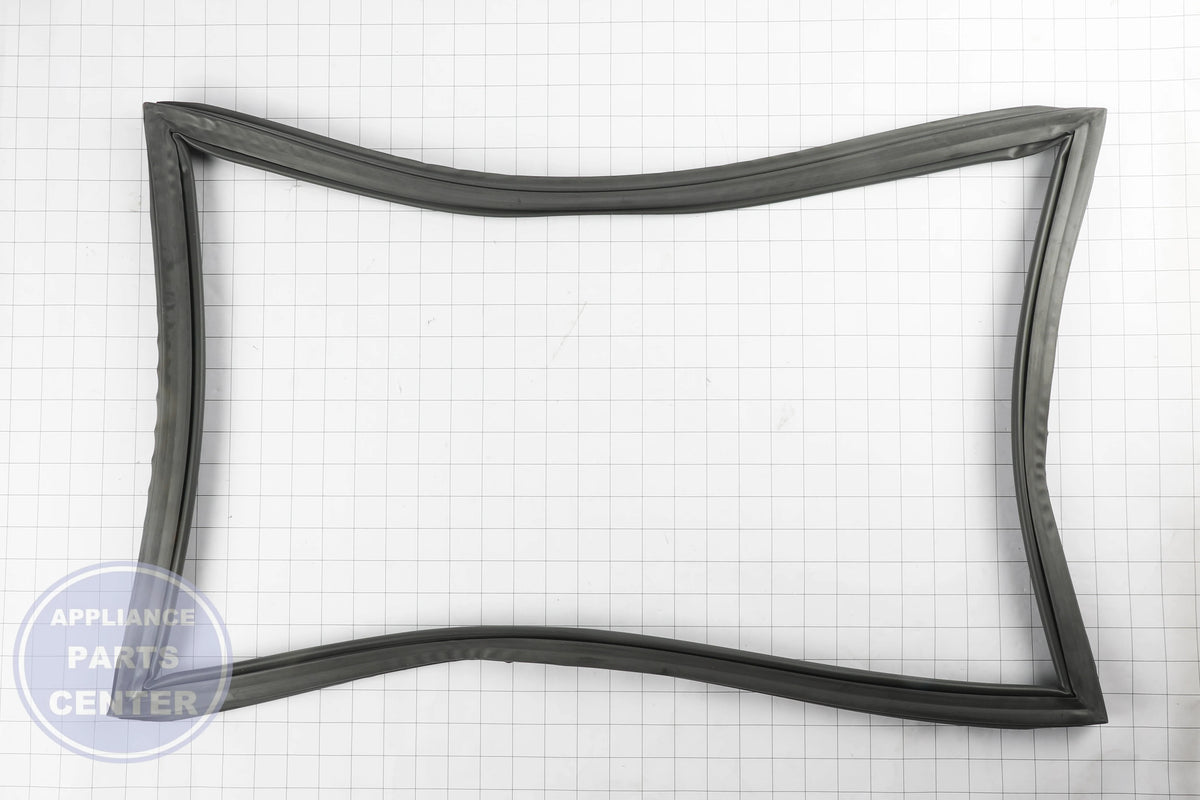GEH FREEZER DOOR GASKET DORIAN GRAY WR14X31068 - Installation in GEH model showing key mounting points