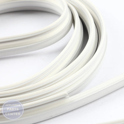 GEH FREEZER DOOR GASKET WHITE WR14X31071 - Main view showing tight seal for GEH models
