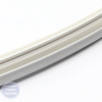 GEH FREEZER DOOR GASKET WHITE WR14X31071 - Installation in GEH model showing mounting points