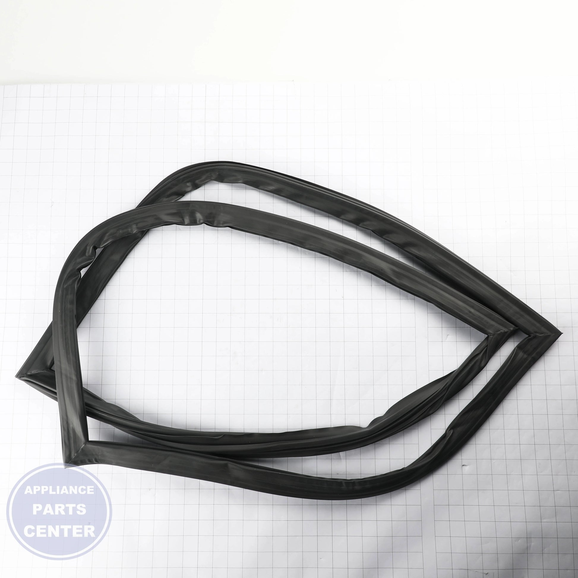 DORIAN GRAY FRESH FOOD DOOR GASKET 22 WR14X31082 - Side view with 22-inch dimensions