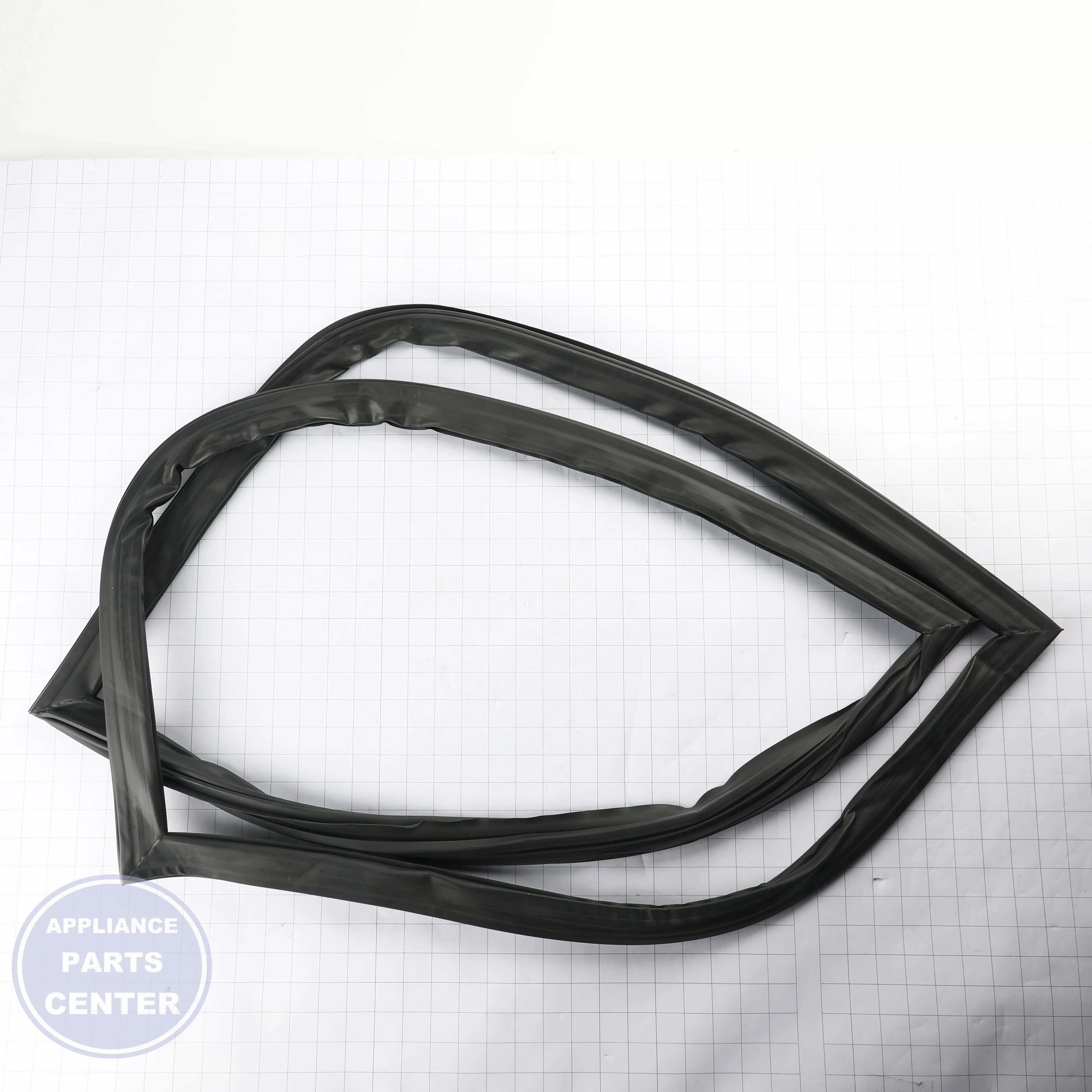 DORIAN GRAY FRESH FOOD DOOR GASKET 22 WR14X31082 - Side view with 22-inch dimensions
