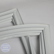 GEH WHITE FRESH FOOD DOOR GASKET 19 - Main view showing airtight seal for GEH models