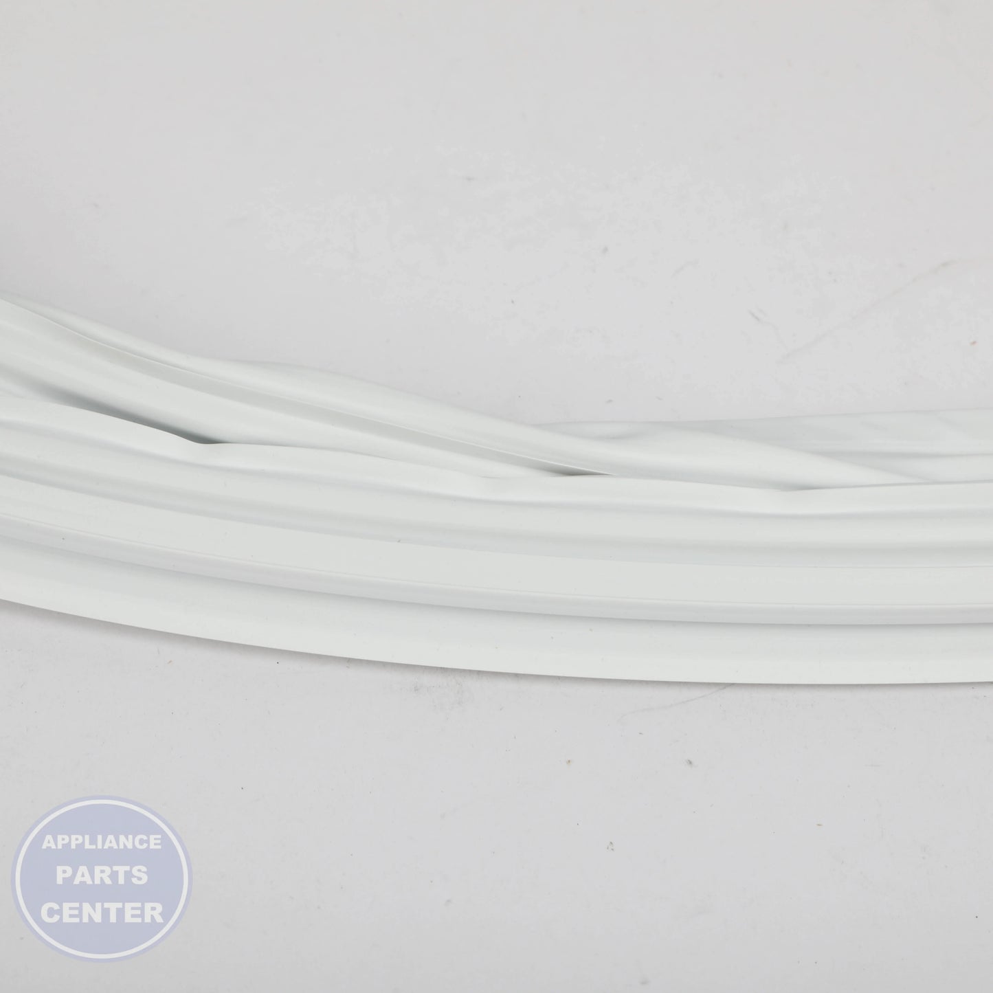 GEH WHITE FRESH FOOD DOOR GASKET 19 - Installation in specific model showcasing key mounting points