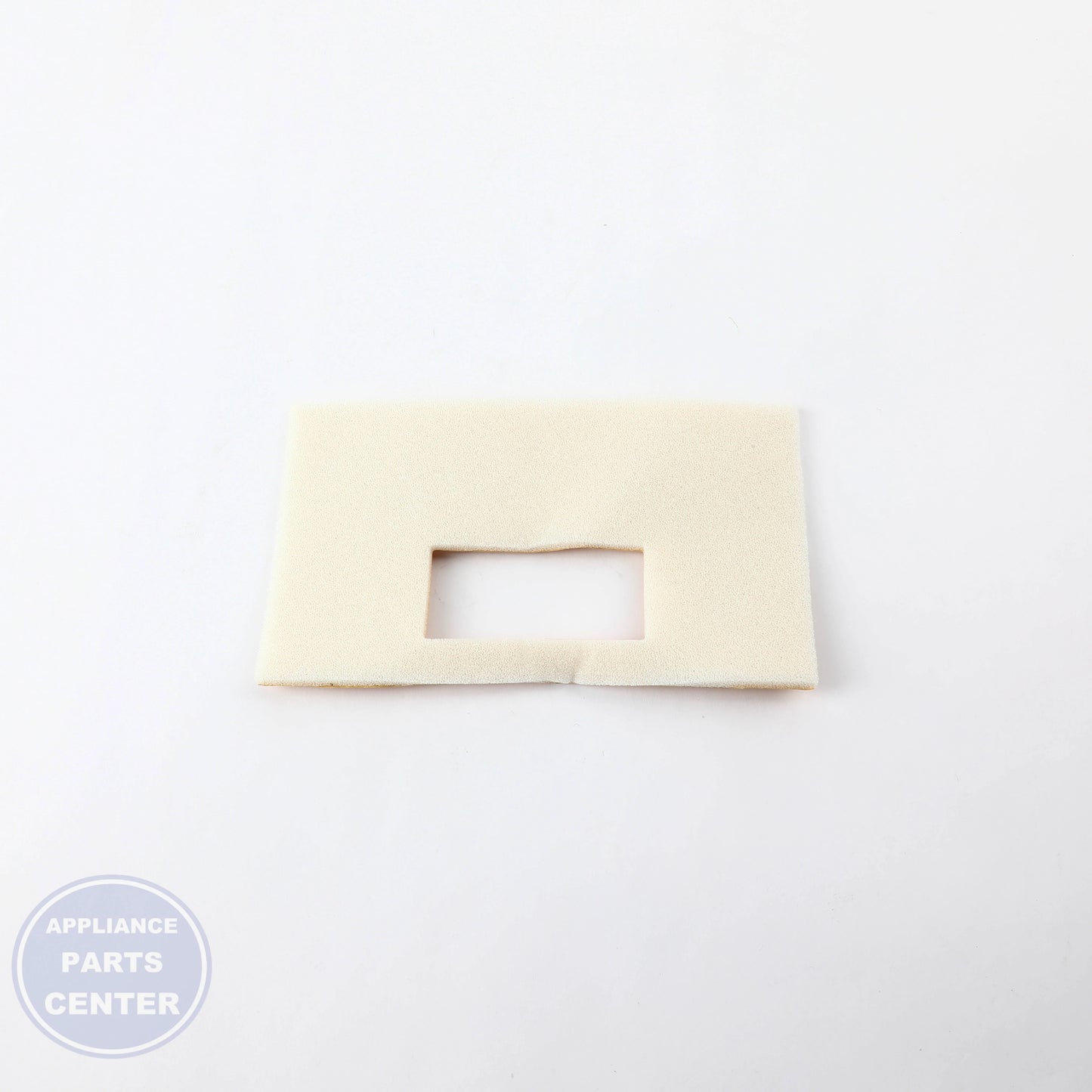 CONVERTIBLE DRAWER DAMPER FOAM WR14X31873 - Side view with airtight seal measurements