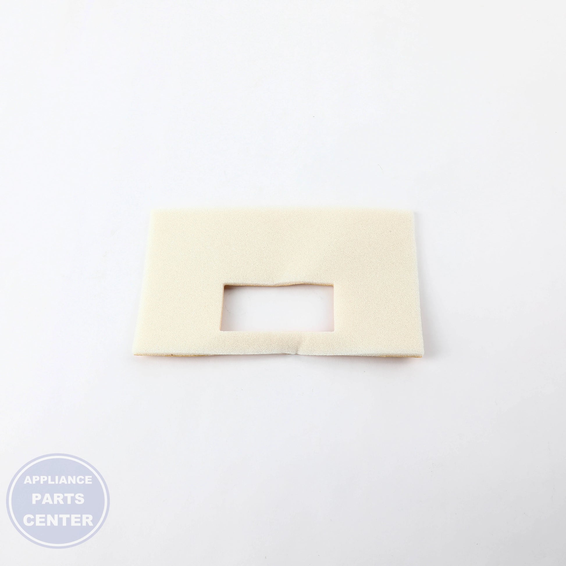 CONVERTIBLE DRAWER DAMPER FOAM WR14X31873 - Side view with airtight seal measurements