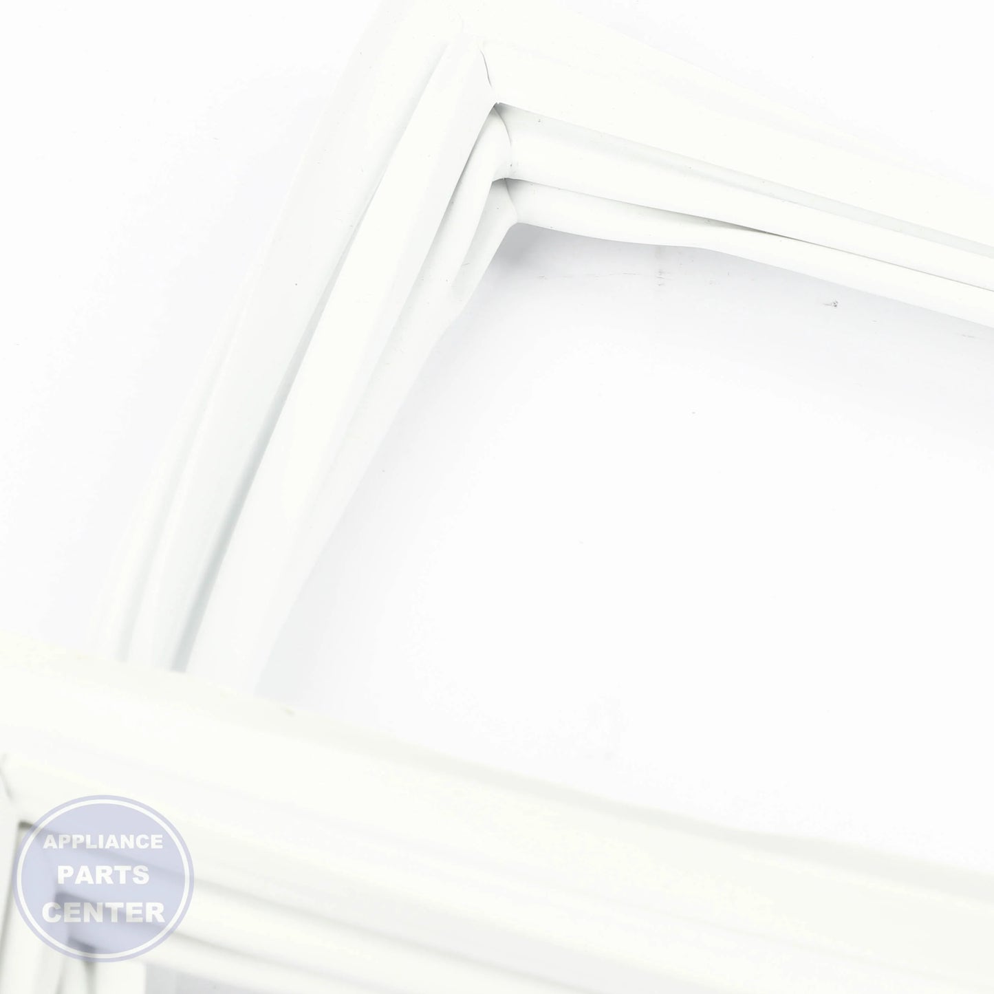 GEH FREEZER DRAWER GASKET - WHITE WR14X40077 - Main view showing tight seal for GEH models