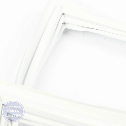 GEH FREEZER DRAWER GASKET - WHITE WR14X40077 - Main view showing tight seal for GEH models