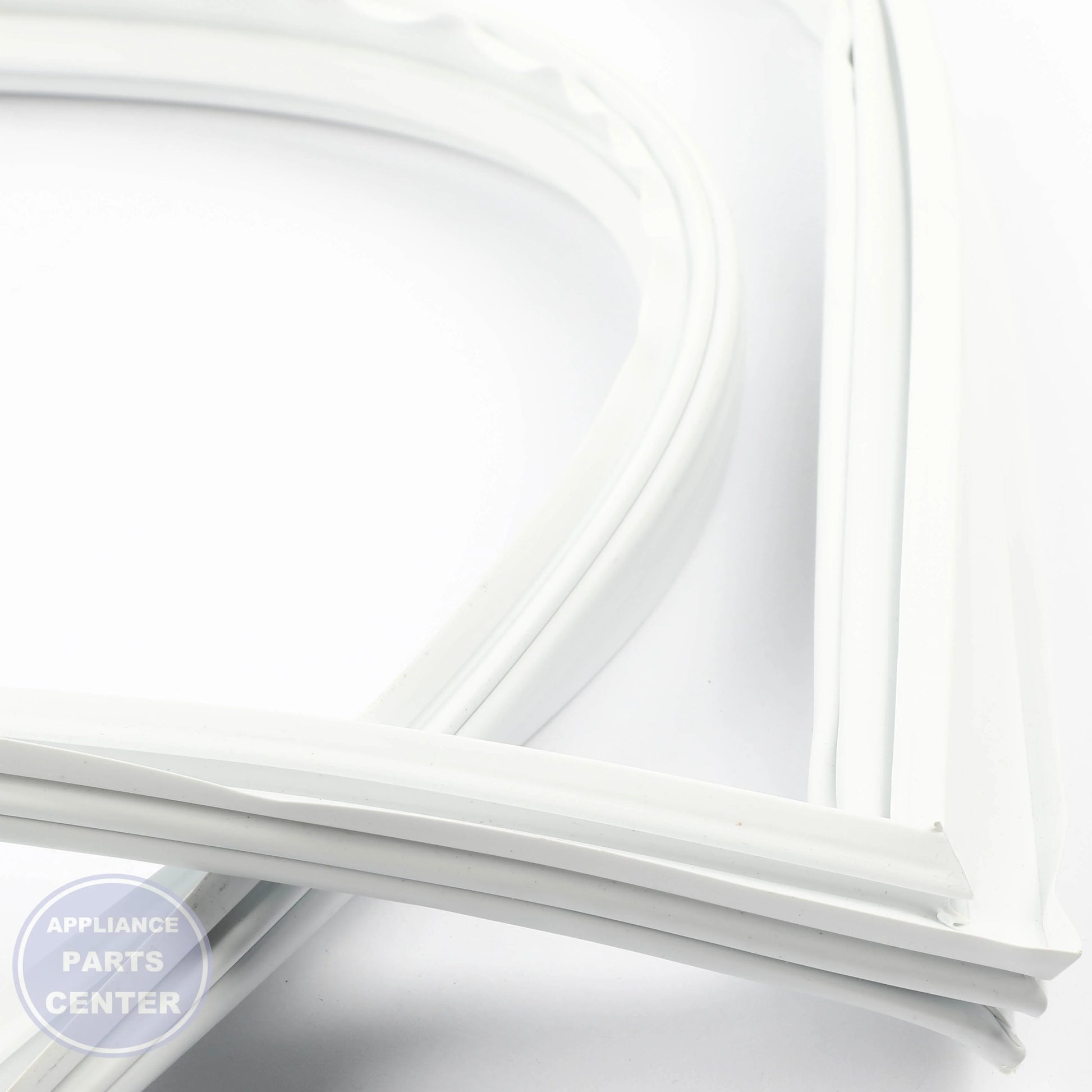GEH FREEZER DRAWER GASKET - WHITE WR14X40077 - Installation in specific model showing seal mounting points