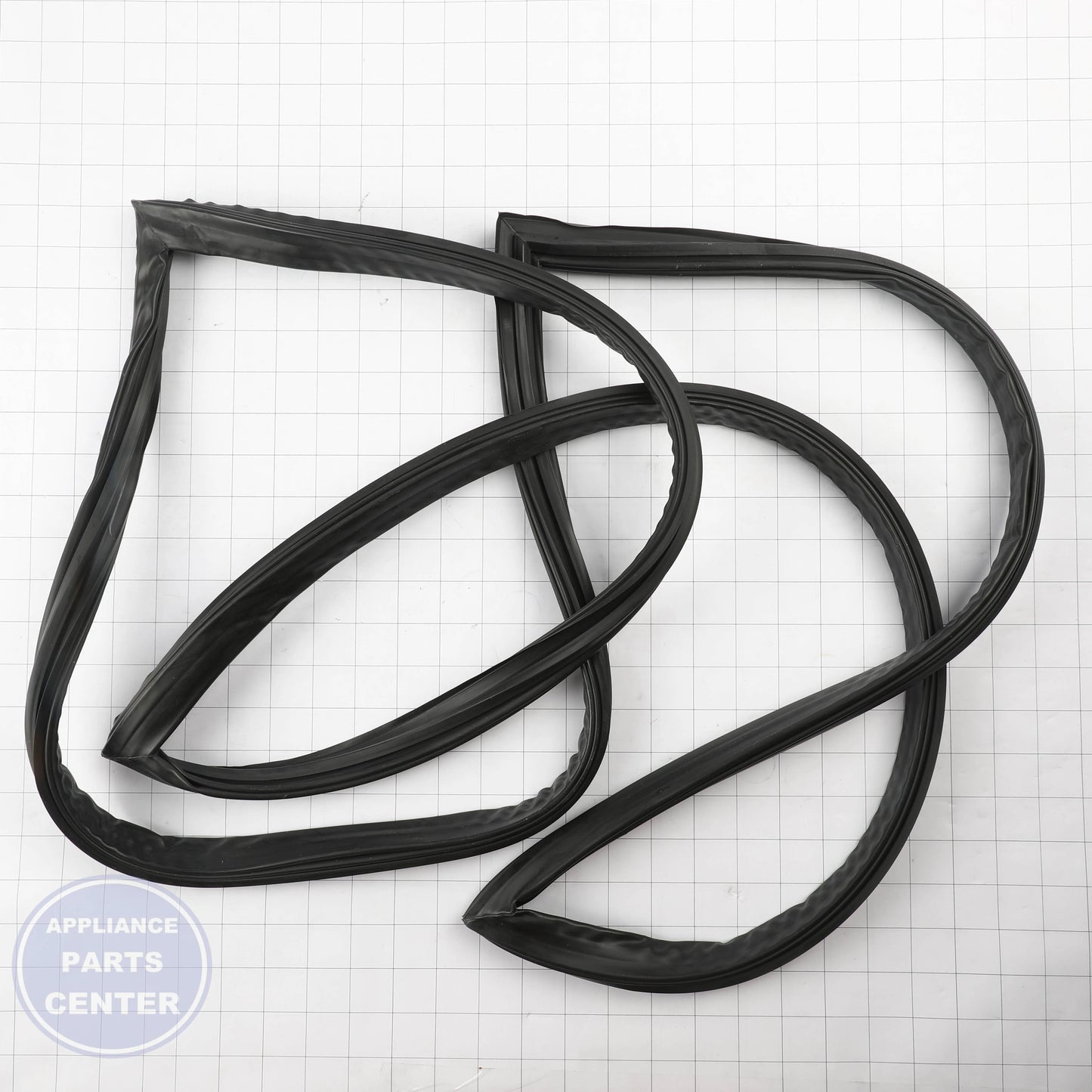 GEH REFRIGERATOR DOOR GASKET - GREY WR14X40080 - Installation in GEH model showcasing vital mounting points