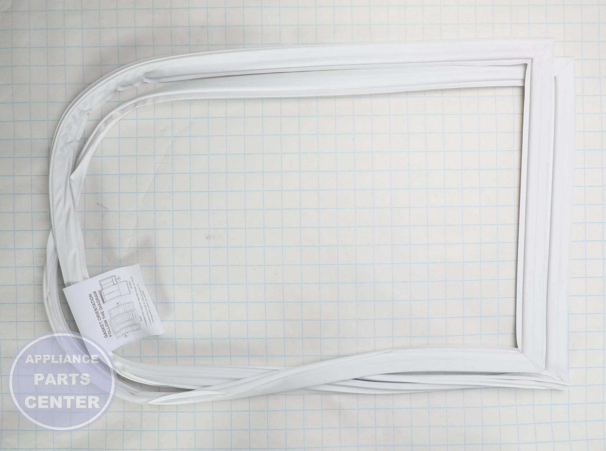 GEH GASKET AND LABEL ASM SXS WR14X43129 - Installation in GEH model showcasing key mounting points