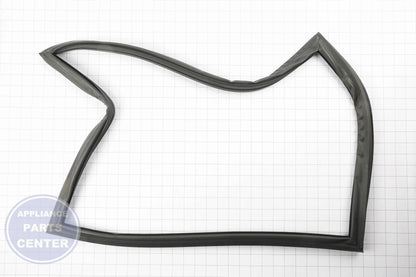 DORIAN GRAY FREEZER DOOR GASKET 19 - Side view with 19-inch length specs
