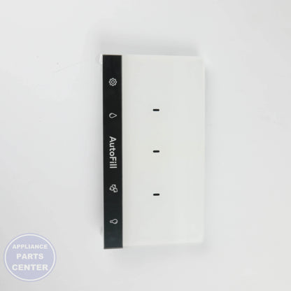 MATTE WHITE CAPACITIVE TOUCH AUTOFILL DISPLAY WR16X32112 - Side view with Circuit Board & Timer specs