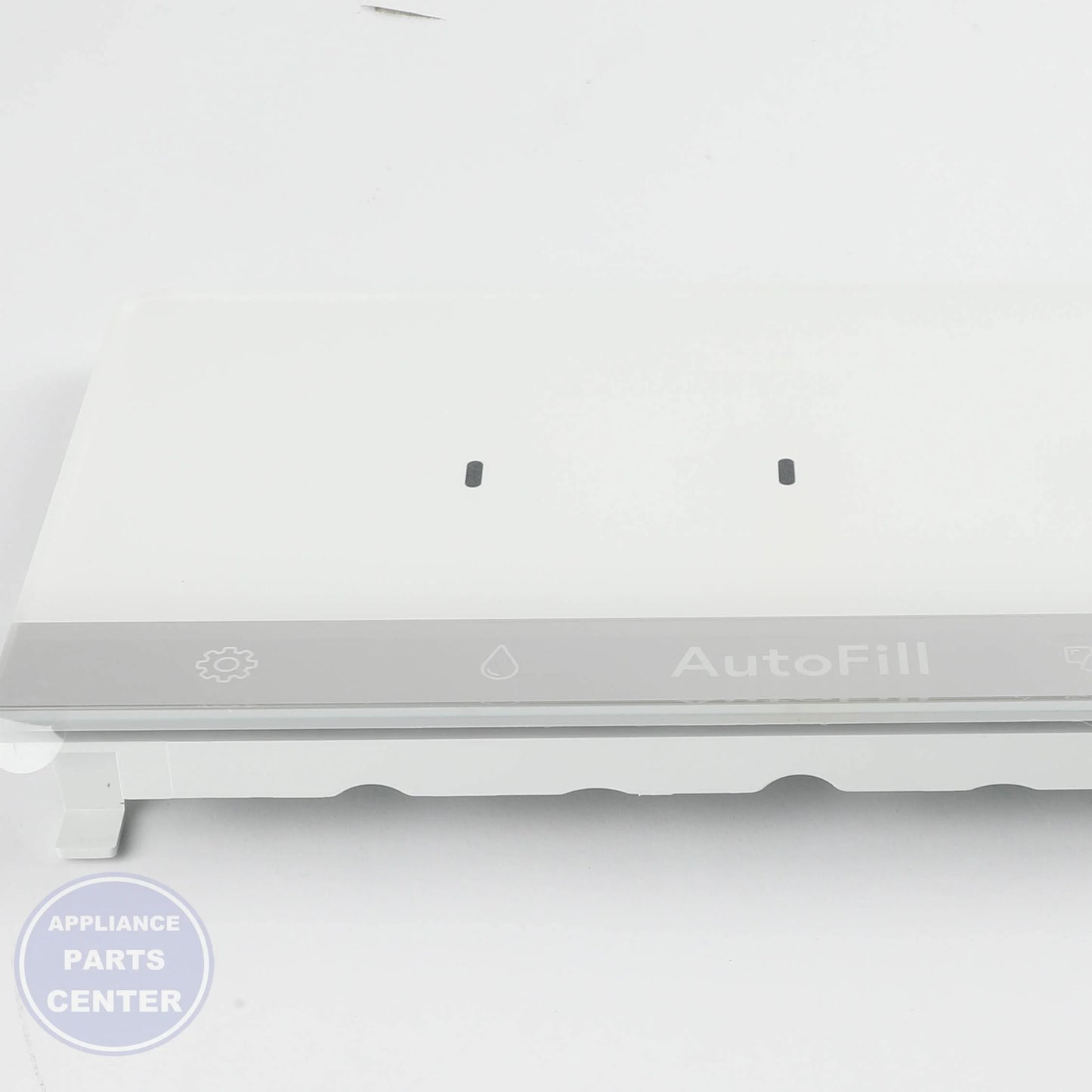 GEH MATTE WHITE CAPACITIVE TOUCH AUTOFILL DISPLAY WR16X32112 - Main view showing precise water dispensing for GEH Refrigerator models