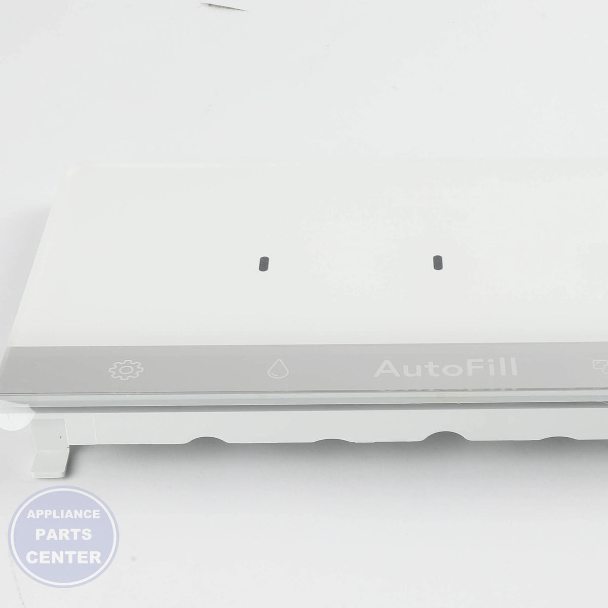 GEH MATTE WHITE CAPACITIVE TOUCH AUTOFILL DISPLAY WR16X32112 - Main view showing precise water dispensing for GEH Refrigerator models
