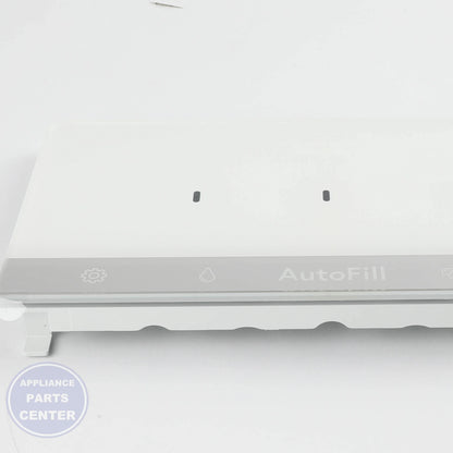 GEH MATTE WHITE CAPACITIVE TOUCH AUTOFILL DISPLAY WR16X32112 - Main view showing precise water dispensing for GEH Refrigerator models