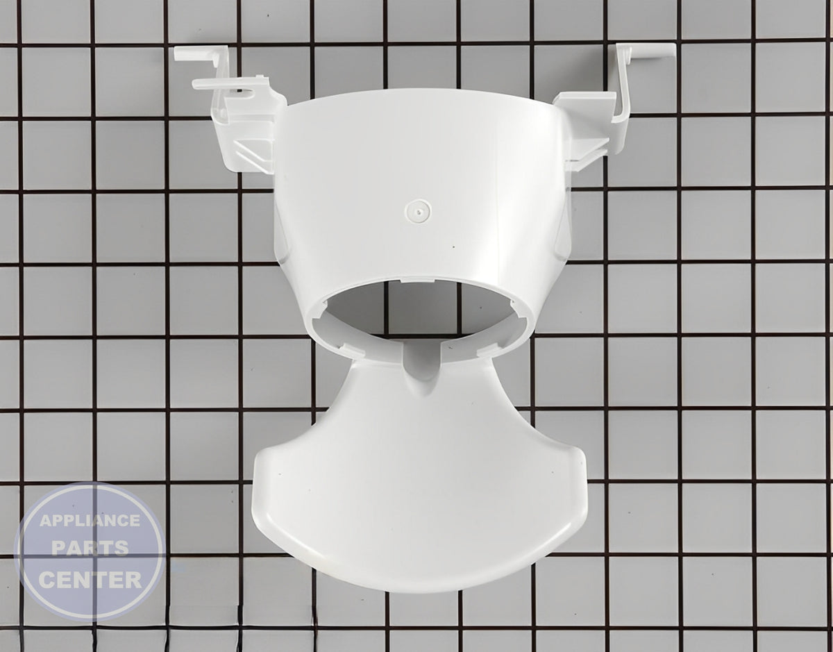 GEH FUNNEL ICE DISPLAY WR17X11264 - Main view showing ice dispensing mechanism for GEH models