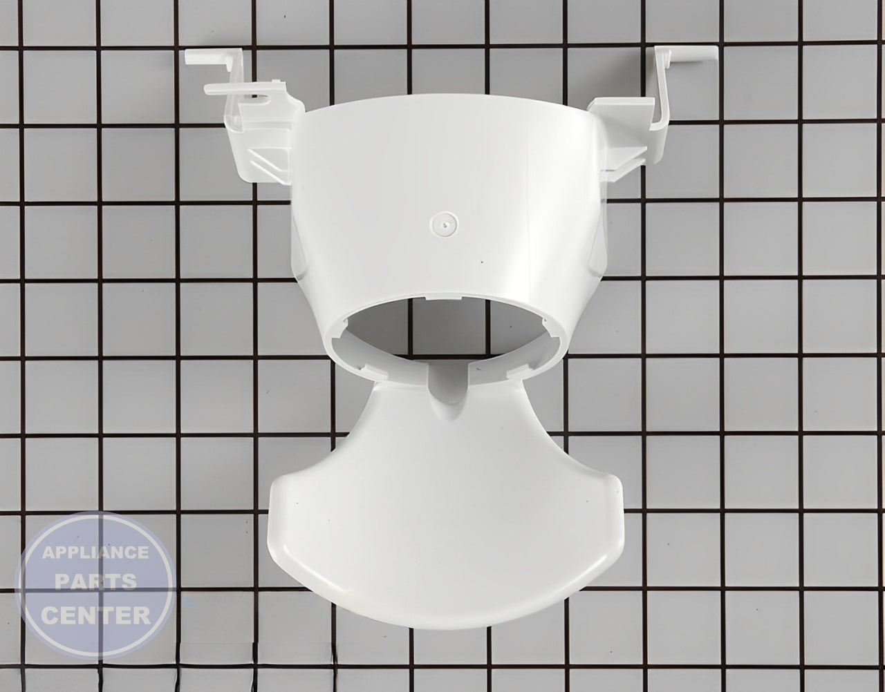 GEH FUNNEL ICE DISPLAY WR17X11264 - Main view showing ice dispensing mechanism for GEH models