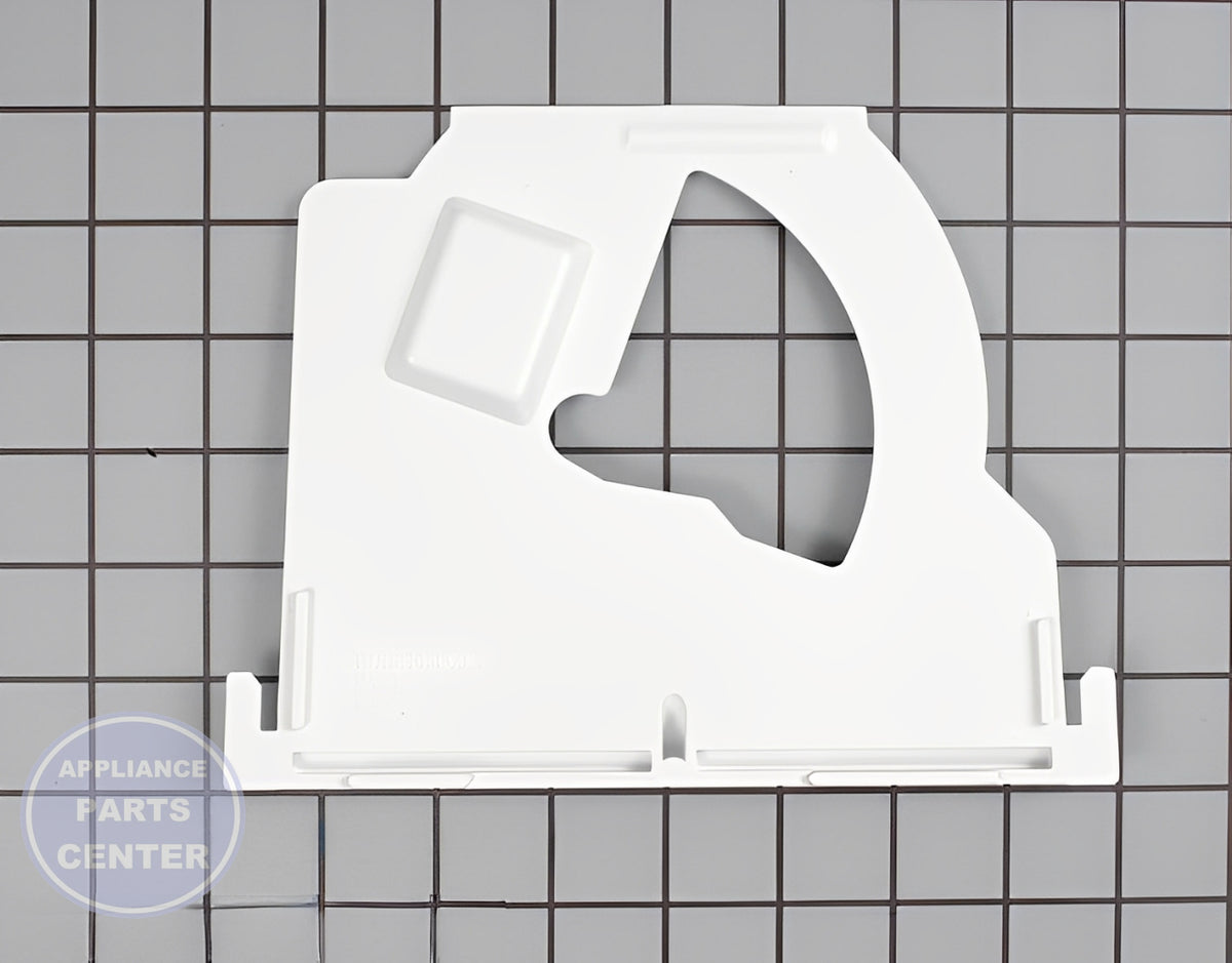 GE REFRIGERATOR ICE DISPENSER CRUSHER COVER WR17X11497 - Main view showing enhanced functionality for GE Refrigerator models