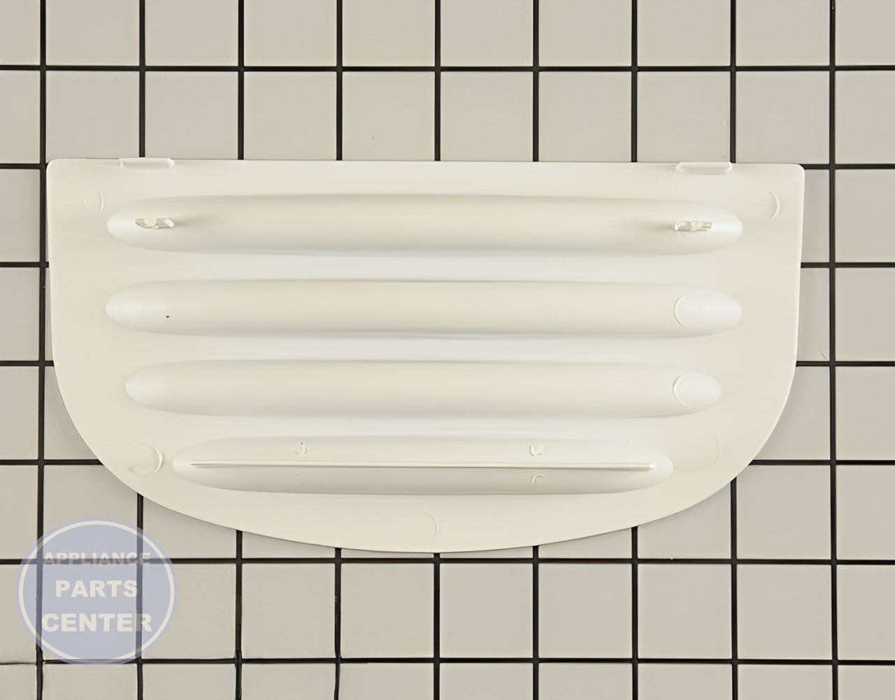 Dispenser Tray WR17X11654 - Detailed view of water/ice dispensing functionality