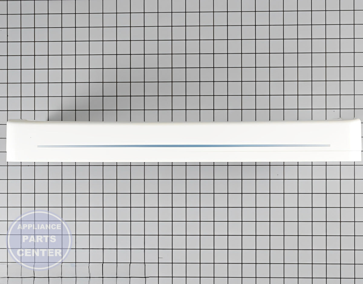 GE REFRIGERATOR DOOR SHELF TRIM WR17X11889 - Detailed view of shelf support for enhanced storage