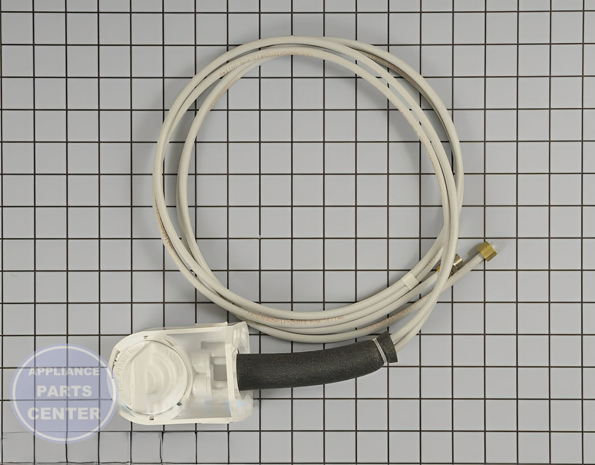 GE Refrigerator Replacement Filter and Tube WR17X11894 - Main view showing water filtration for specific GE models