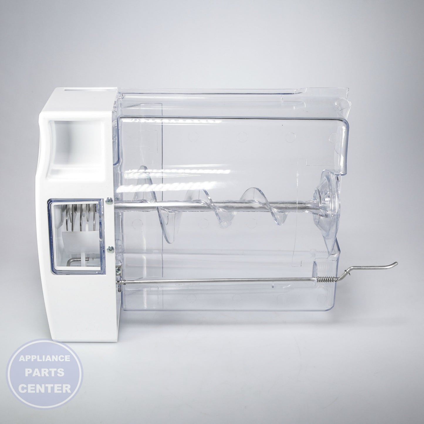 GEH BUCKET AND AUGUER ASM WR17X12111 - Main view showing ice cube dispensing for GEH models