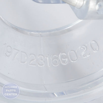 GEH BUCKET AND AUGUER ASM WR17X12111 - Installation in GEH refrigerator showing key mounting points