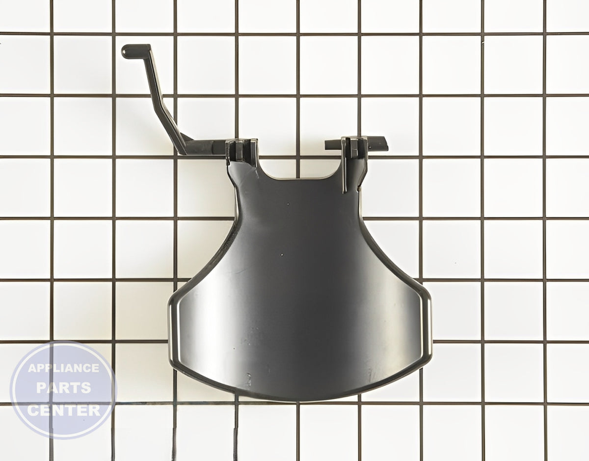 GE Refrigerator Black Paddle Ice Dispenser WR17X12125 - Main view showing ice dispensing paddle for specific models