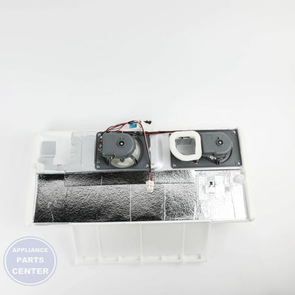 GE ASM EVAP FAN FZ WR17X12467 - Installation in GEH model showcasing easy mounting points