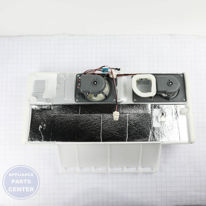 GE ASM EVAP FAN FZ WR17X12467 - Installation in GEH model showcasing easy mounting points