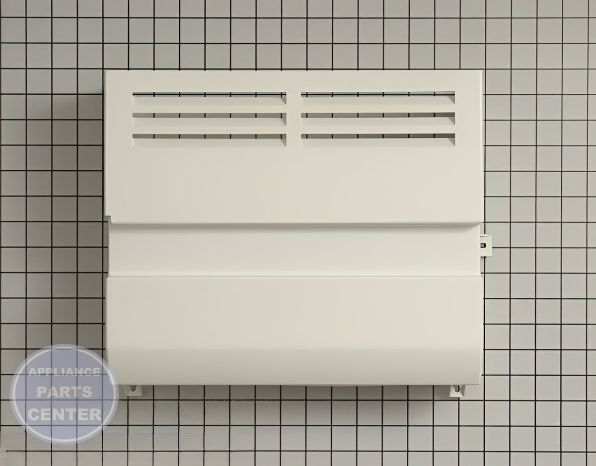 GE REFRIGERATOR EVAPORATOR COVER WR17X12490 - Main view showing secure seal for various GE refrigerator models