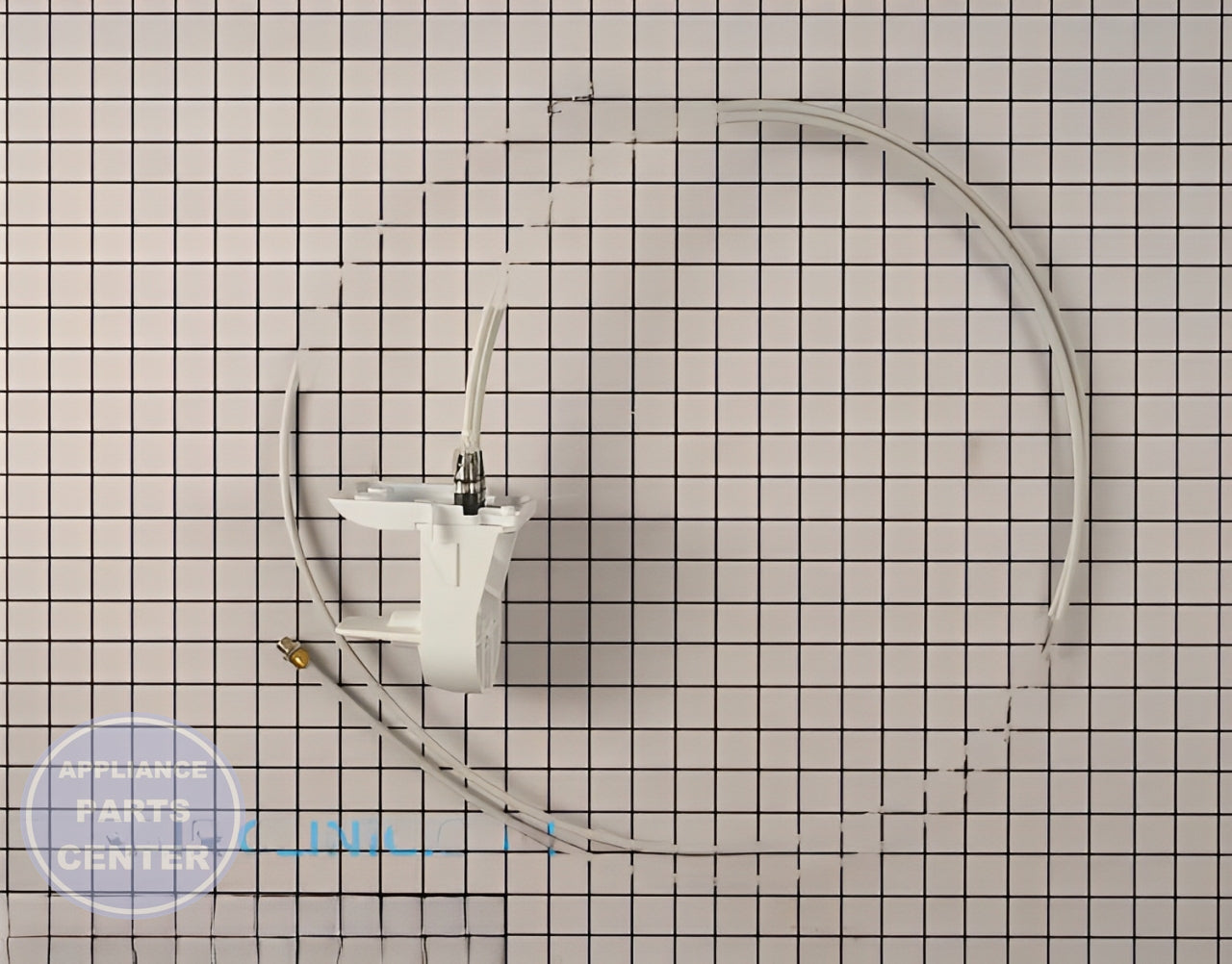 GE REFRIGERATOR WATER FILTER HEAD WR17X12512 - Main view showing advanced filtration system for specific models