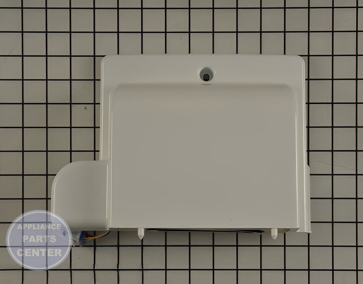 GE REFRIGERATOR DAMPER DUCT ASSEMBLY WR17X12573 - Main view showing airflow regulation for [Specific Models]