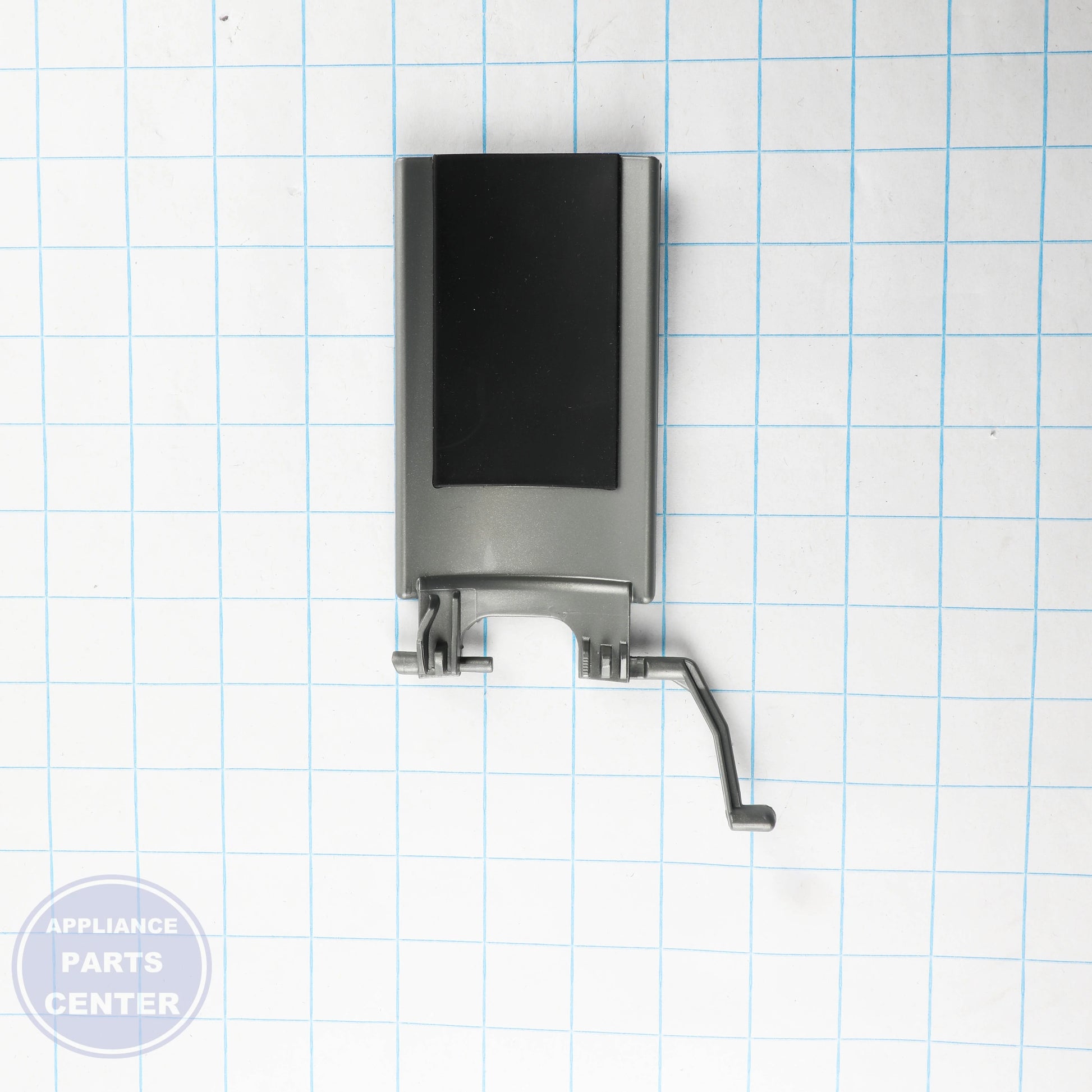 PADDLE ASM WR17X12889 - Side view with precise measurements