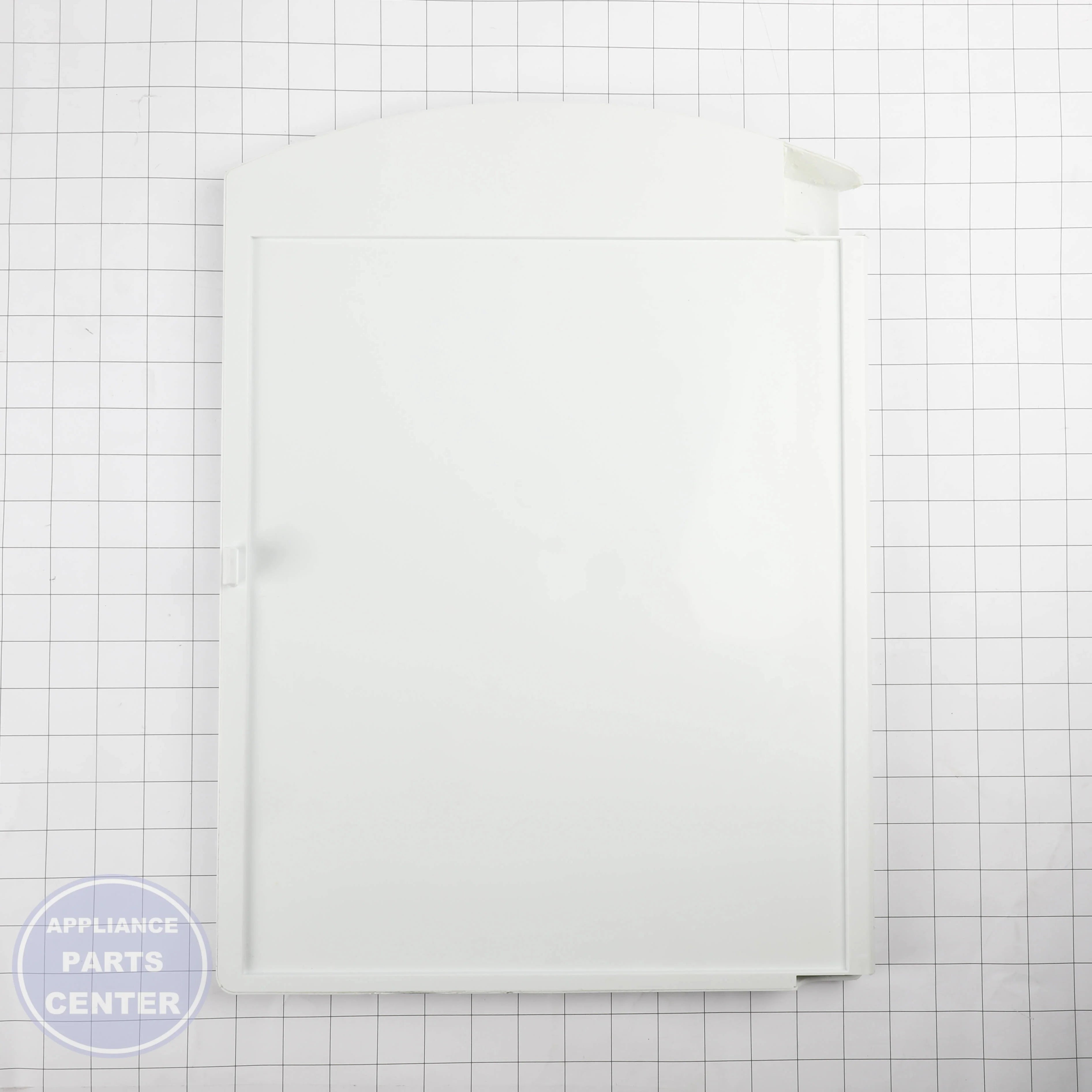 GEH REFRIGERATOR DOOR ASSEMBLY WR17X12984 - Installation in Model A showing key mounting points