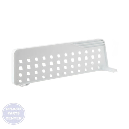 DIVIDER MEAT PAN WR17X13074 - Side view with precise measurements