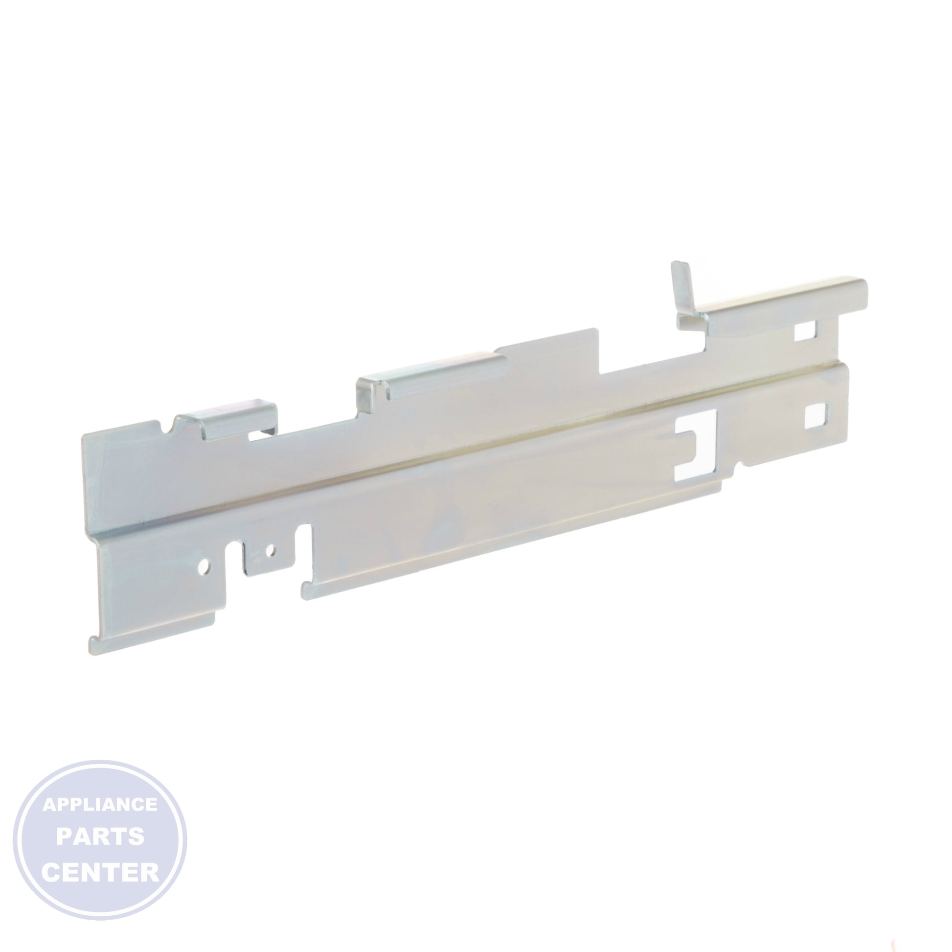 BRACKET SLIDE RH WR17X13189 - Side view with precise measurements