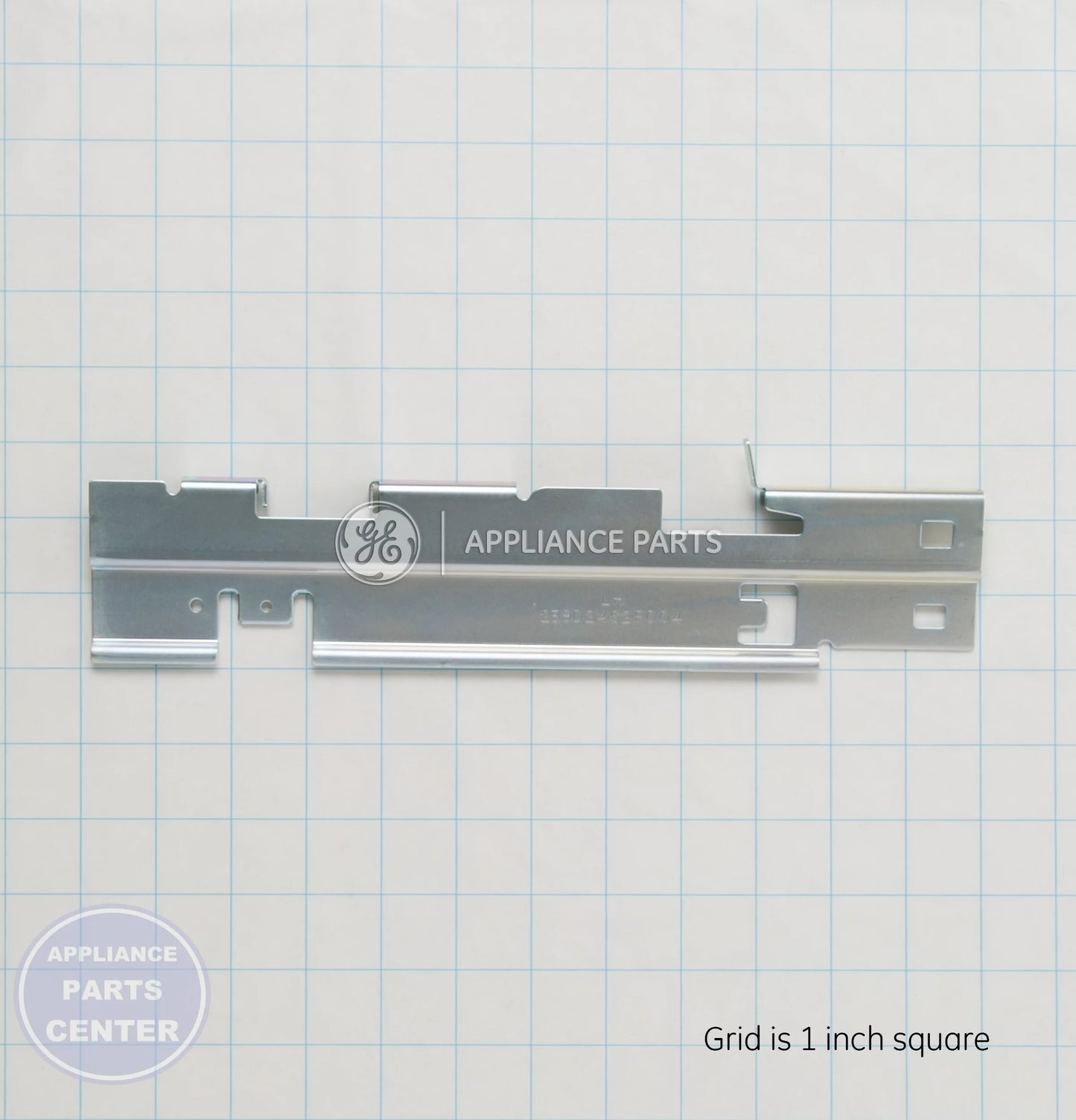 GEH BRACKET SLIDE LH WR17X13190 - Main view showing smooth sliding mechanism for GEH models