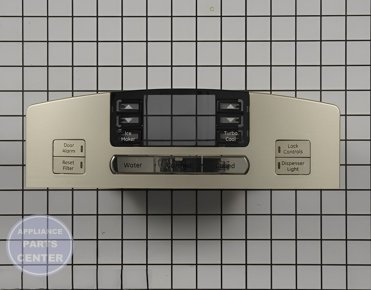 GE DISPENSER PANEL ASSEMBLY WR17X13200 - Main view showing precise dispensing for GEN models