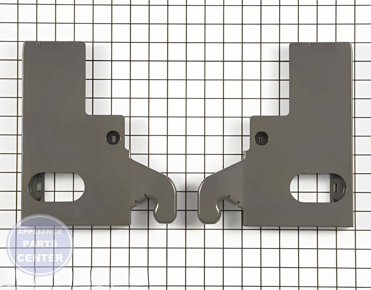 GEH HINGE ENDCAP ASM DGY (2PK) WR17X20164 - Main view showing hinge feature for GEH models