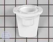 GE WATER FILTER BYPASS PLUG WR17X22070 - Main view showing water flow benefits for GEN Freezer and Refrigerator