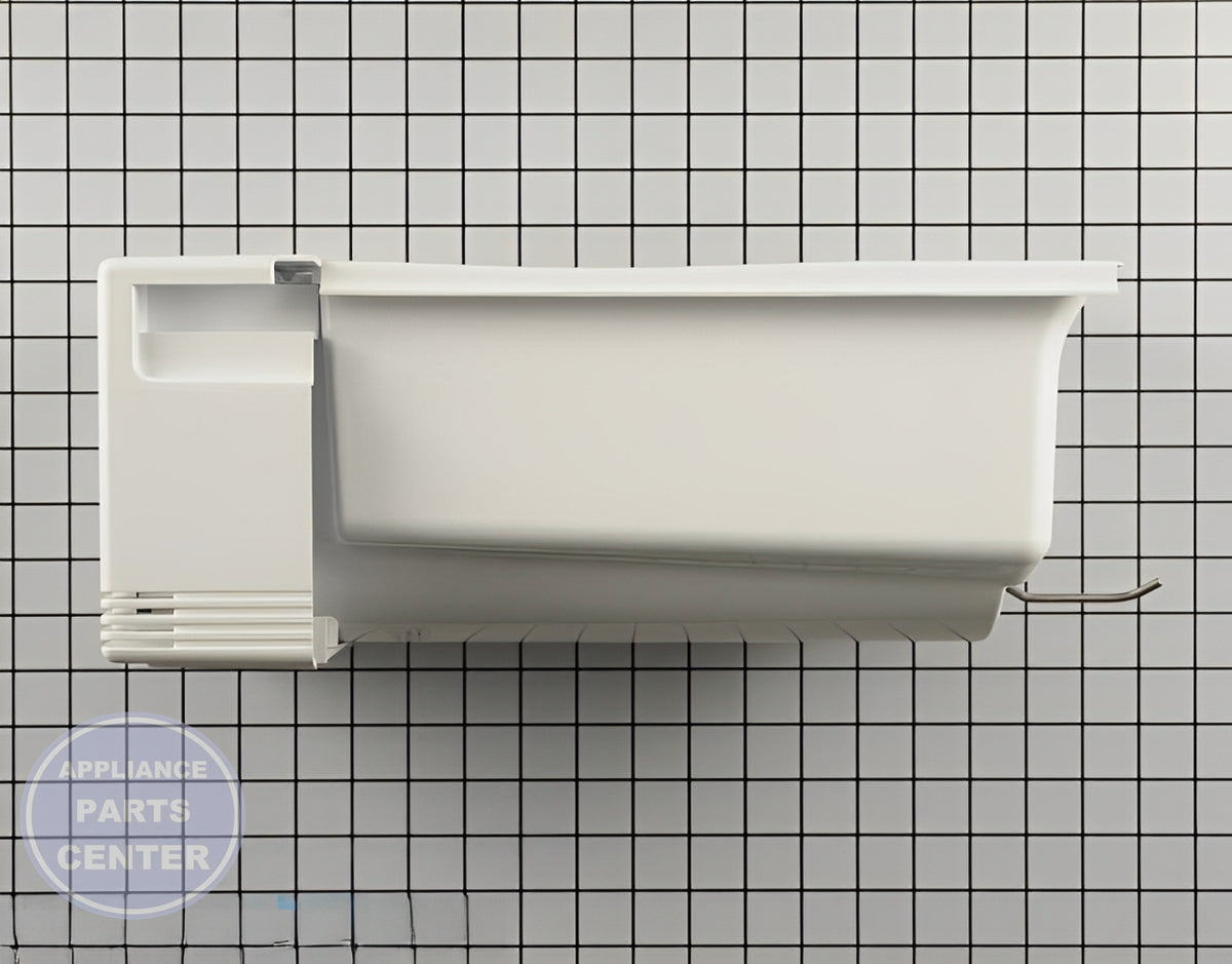 GE REFRIGERATOR ICE BUCKET AND AUGER ASSEMBLY WR17X23191 - Main view showing durable construction for GEN Refrigerator models