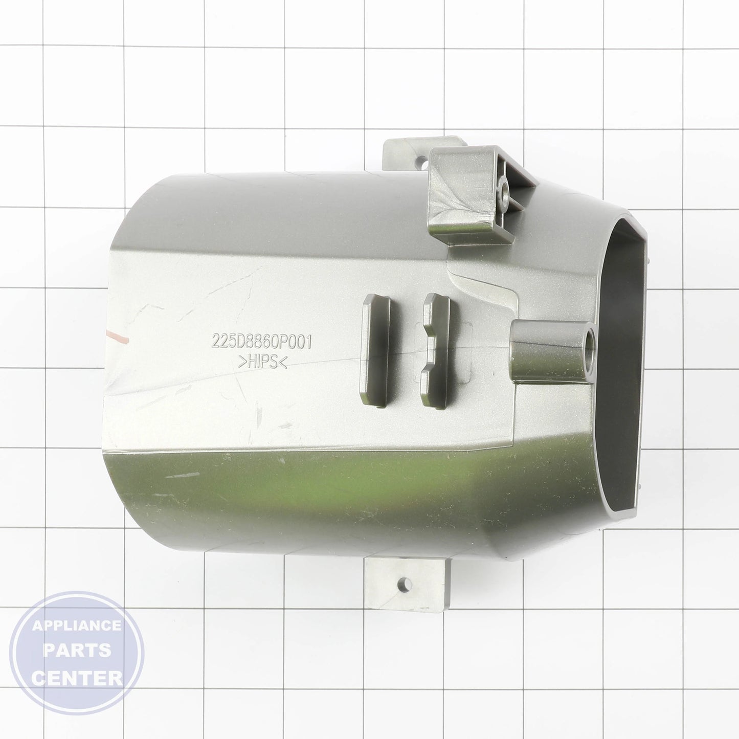 FUNNEL ICE SS WR17X25058 - Side view with stainless steel construction